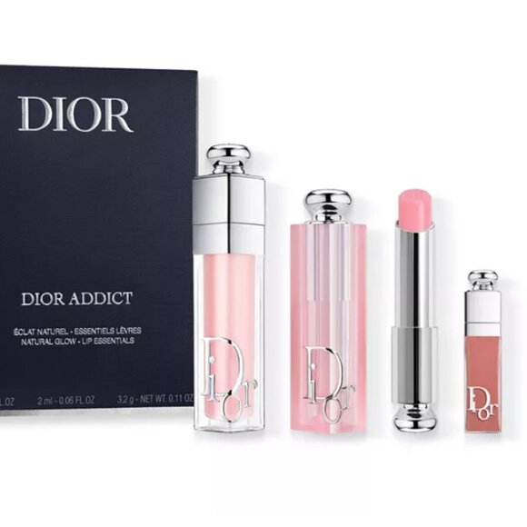 Dior 3-Pc. Dior Addict Hydrating Lip Balm & Plumping Gloss Set NIB - Picture 1 of 4